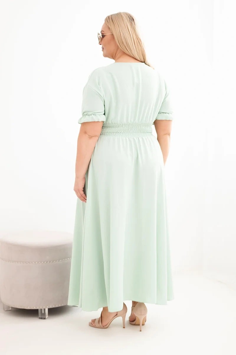 eng_pl_Womens-plus-size-dress-with-a-V-neck-and-ruched-waist-mint-40004_2